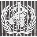 ジュネーブにある世界保険機関 蛇のシンボル