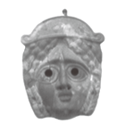 古代ギリシャのマスク アクロポリス博物館蔵