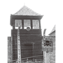 アウシュビッツ収容所のどくろのピクト 1965撮影