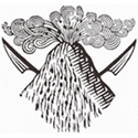 「怒る火山」穀物袋のシンボル 1870年頃 ベルン